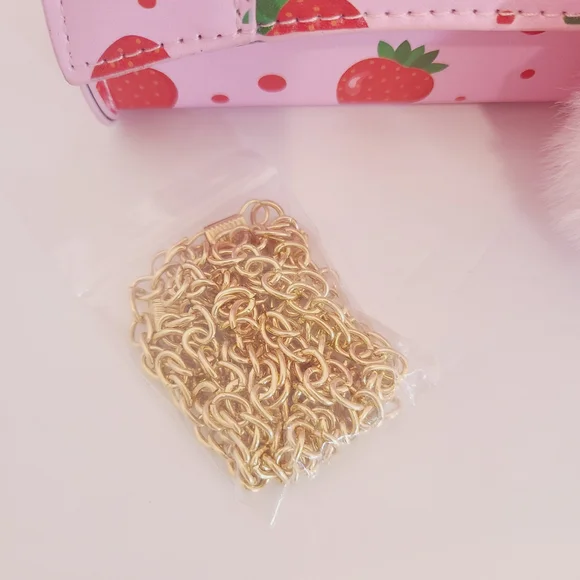 Willow & Ruby Strawberry Mini Bag w/ Pom Charm - Picture 3 of 12